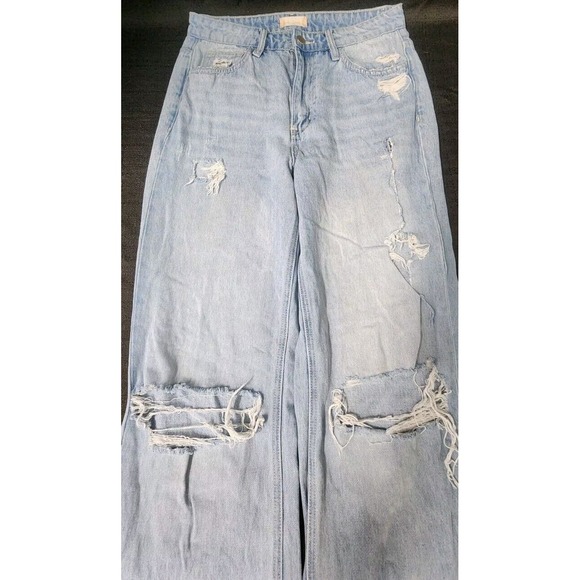 Altar'd State Denim - Altar'd State High Rise Kayla Straight‎ Jeans Distressed Baggy Grunge 28 Women